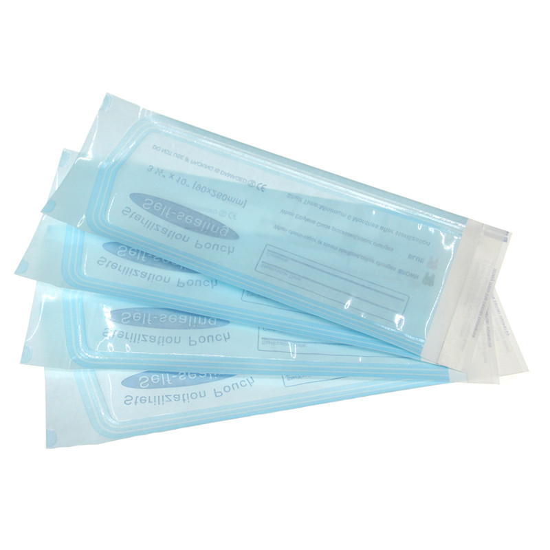 High quality dental medical disposable self-sealing sterilization pouch  for Dental Instruments Packaging