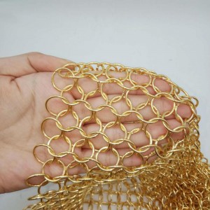 Chainmail Curtain for Interior or Exterior Decoration