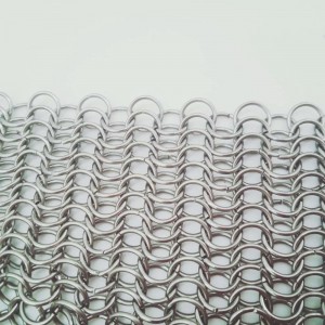 Chainmail Curtain for Interior or Exterior Decoration