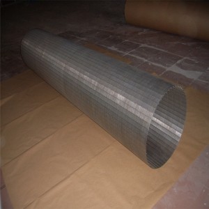 Stainless Steel Wedge Wire Johnson Screen ya Water Well Drilling