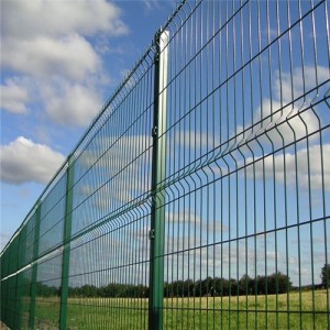 Забор из оцинкованной сварной сетки с ПВХ-покрытием