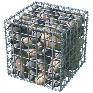 Galvanized or Powder Coated Wire Mesh Gabion Box Basket for River Regulation