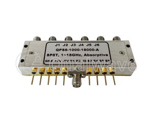 RF High Switching Speed High Isolation Test Systems SP6T PIN Diode Switches