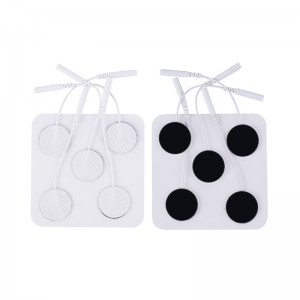 25mm Round Self-Adhesive TENS Unit Pad Placement