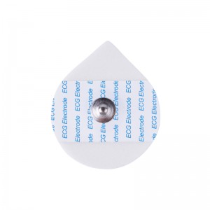 Water-drop Disposable ECG Electrodes With 3.9mm Snap