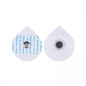Water-drop Disposable ECG Electrodes With 3.9mm Snap