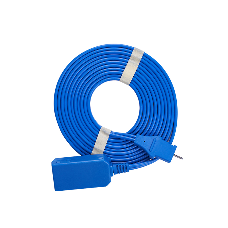 Disposable neutral electrode connection REM cable
