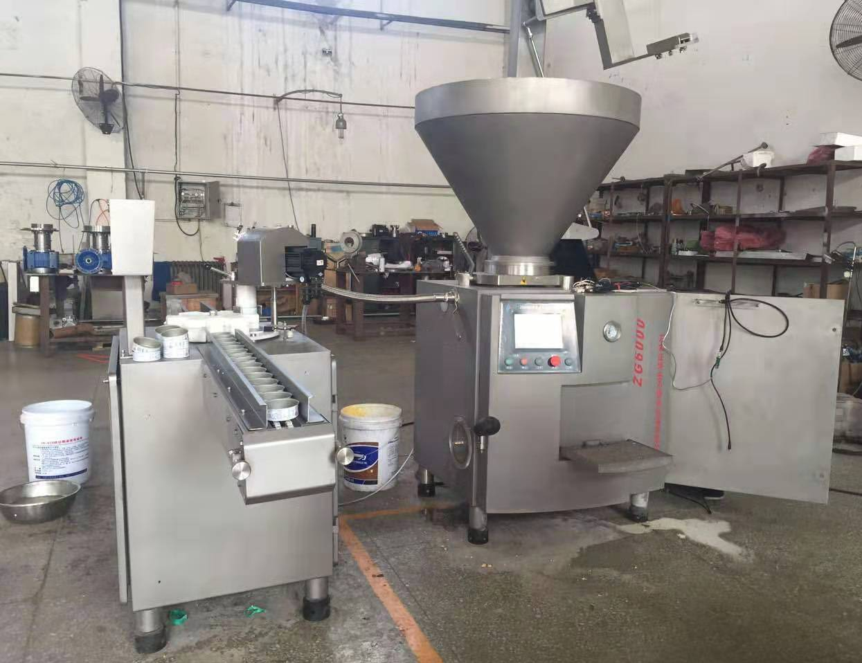 Factory directly Sausage Roll Production - 304 Stainless Steel Sausage Stuffing Twisting Machine Vacuum Sausage Filler – Quleno