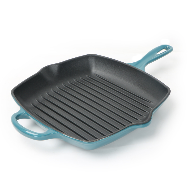 Factory directly Sausage Roll Production - cast iron skillet fry pan – Quleno
