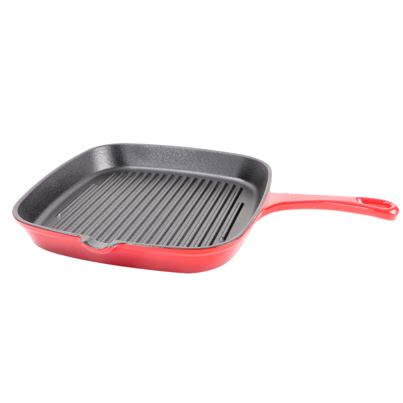 Cheap price 20cm Cast Iron Casserole Dish - cast iron skillet fry pan – Quleno