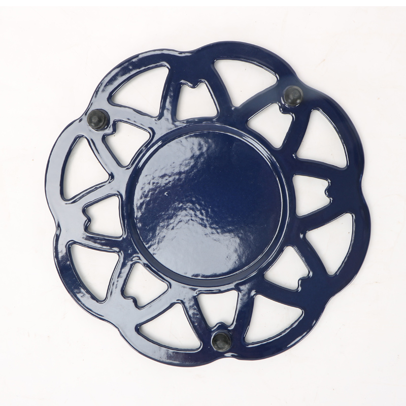 Competitive Price for Loaf Pan Cast Iron - cast iron flower trivet – Quleno