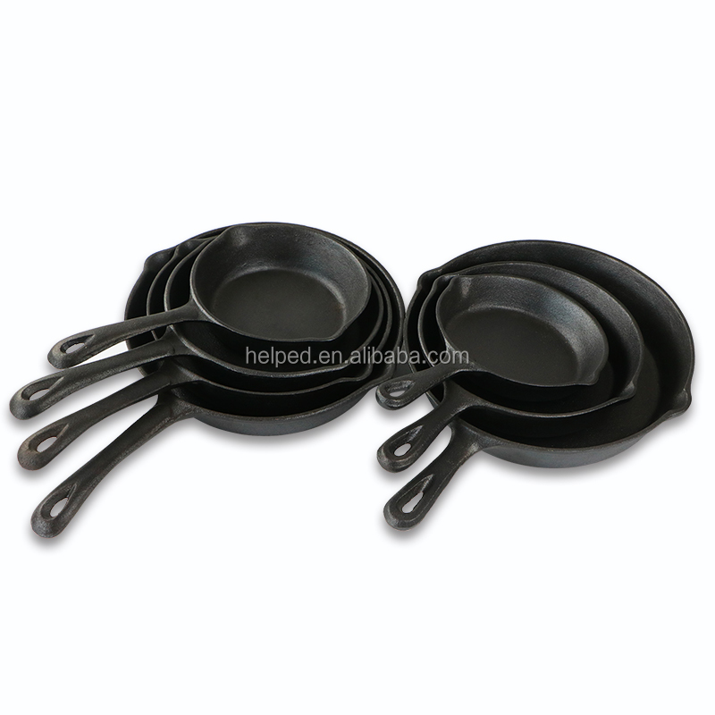 Factory Price Iron Casserole Dish With Lid - Cast iron mini fry pan – Quleno