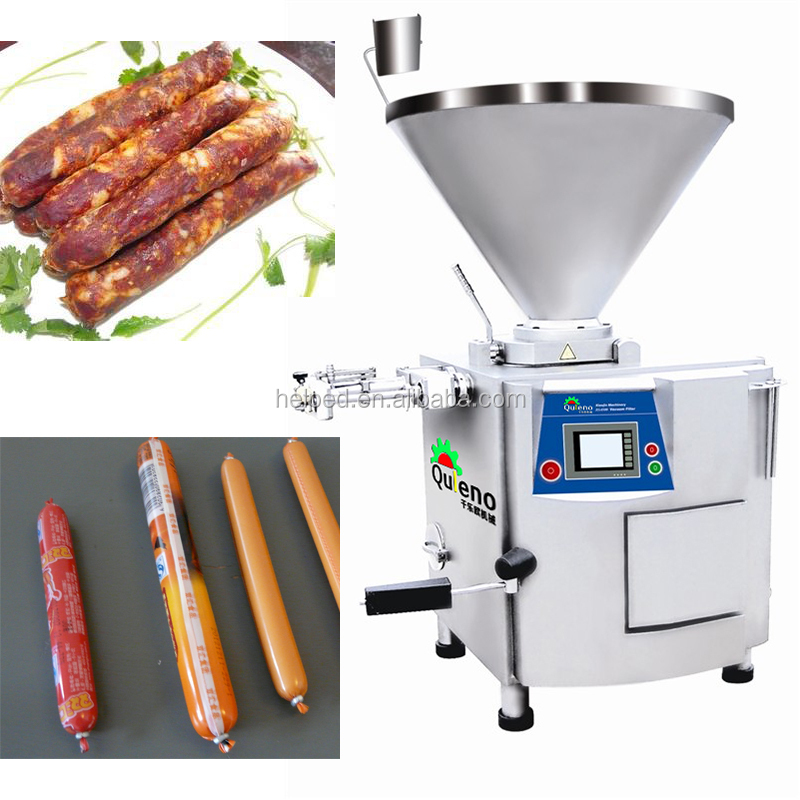 Vacuum sausage filler machine with big capacity production