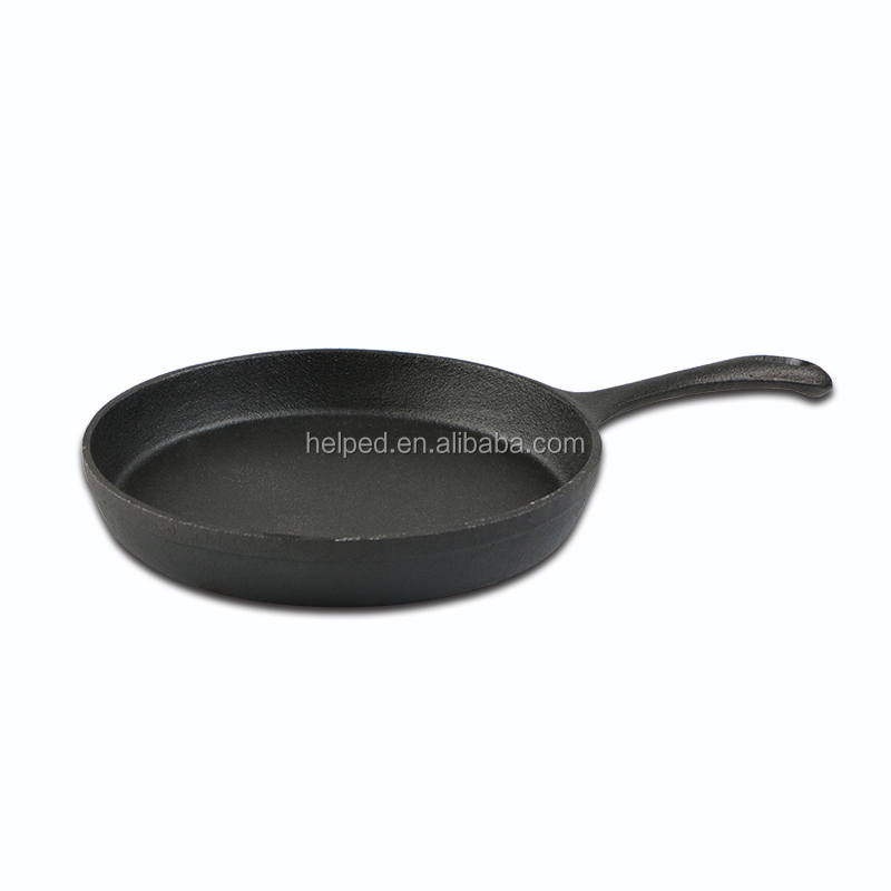 Reliable Supplier Production Of Fish Sausage - Steak meat/beef pan cast iron cookware/skillet/griddle fryer pan – Quleno