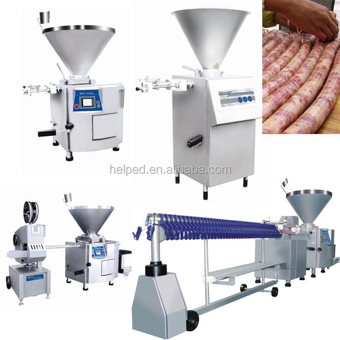 Factory making Chinese Style Sausage Production Line - Vacuum mortadella sausage machine with lifter – Quleno
