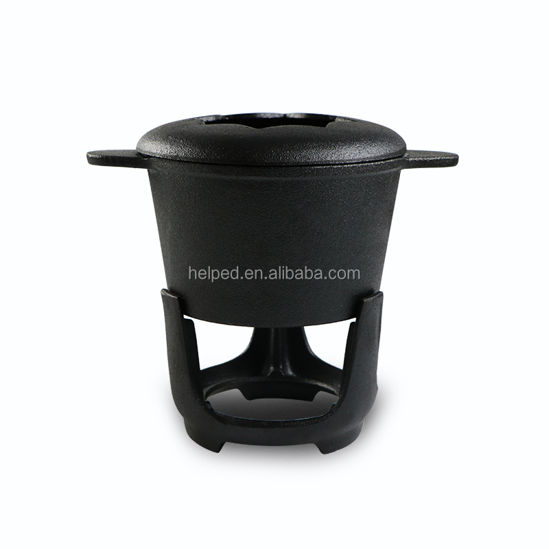 China supplier seasoned cast iron hotpot for household