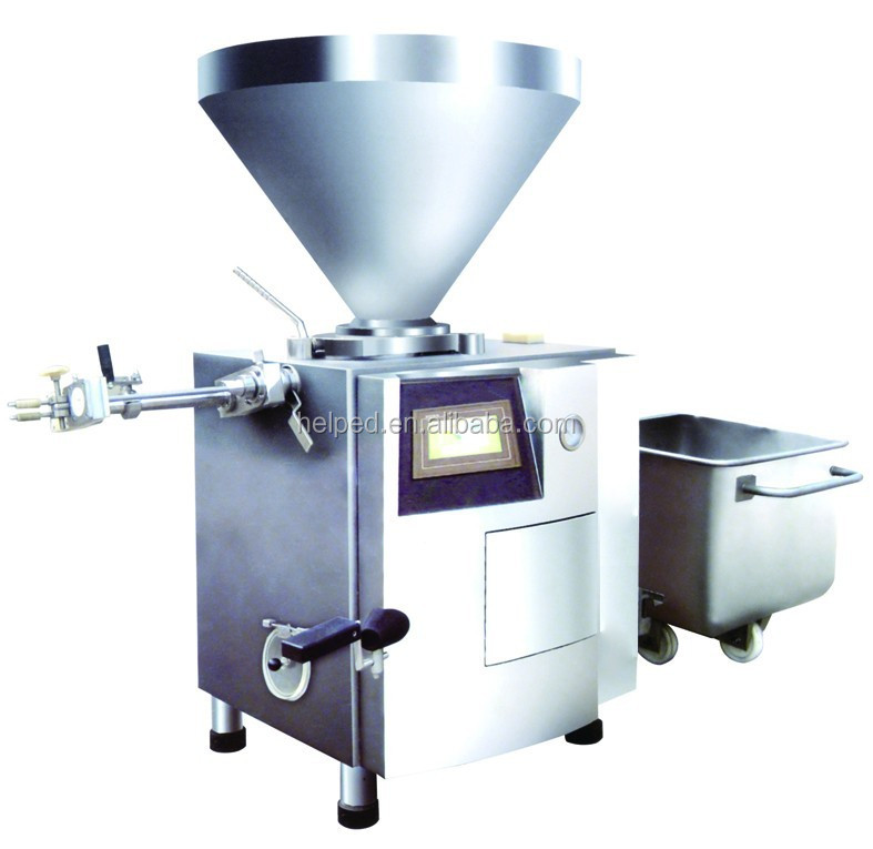 OEM Customized Industrial Meat And Bone Grinder - vacuum sausage filler with sausage clipper machine – Quleno
