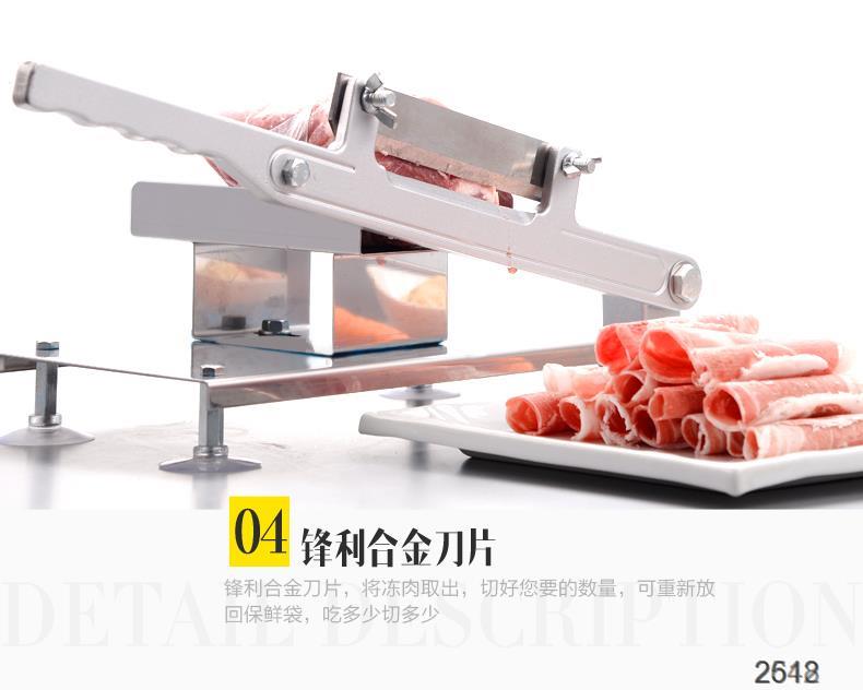 Factory Cheap Hot Hamburger Patty Production Line - hot slicer stainless steel  frozen bone saw bone cutter – Quleno