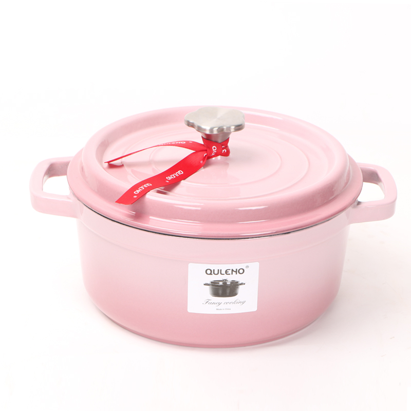 2022 High quality Winkler Sausage Production - Heat sauce enameled pan/cast iron enameled stewpot – Quleno
