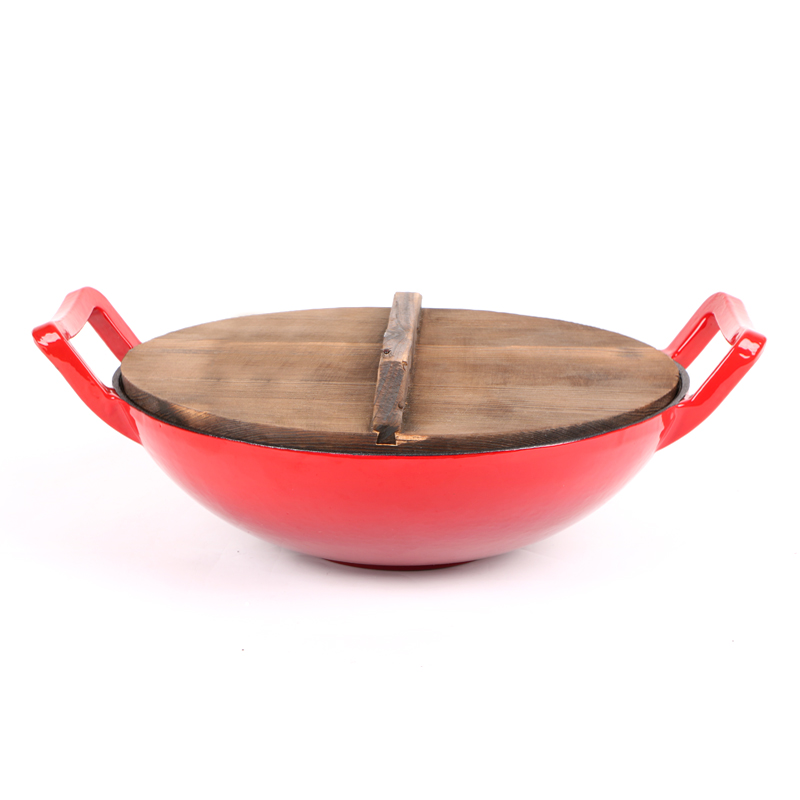 OEM manufacturer Cast Iron Enamel Casserole - Kitchen Utensils Pow Wok Traditional Hand Hammered Carbon Steel Cover Metal OEM Stove Flat Hotel Handle Feature Bottom Stick Eco – Quleno