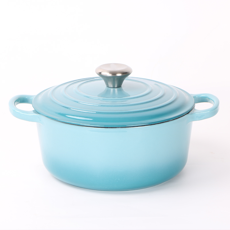 Factory Free sample Meat Bowl Cutter - QULENO cast iron enamel cookware pots cast iron pot – Quleno