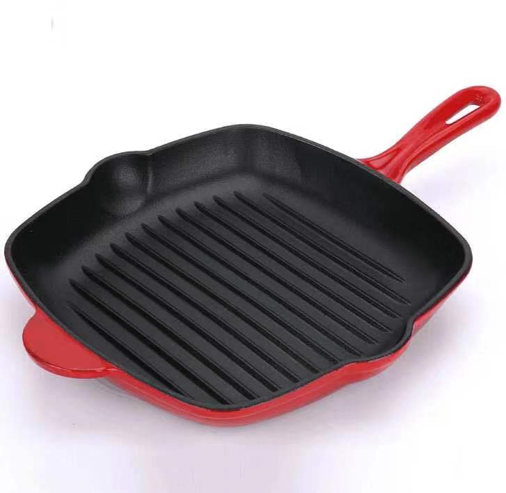 Factory making Chinese Style Sausage Production Line - cast iron skillet fry pan – Quleno