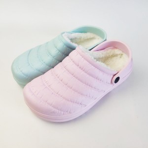 China Best Cotton Slipper Companies Factory -  Cotton Eva Shoes QL-4091L Warm Fashion  – Qundeli