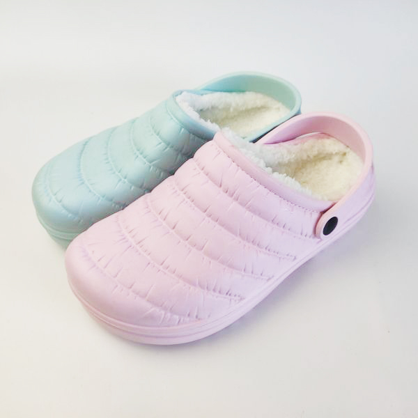 China Best Durable Beach Slipper Company Factories -  Cotton Eva Shoes QL-4091L Warm Fashion  – Qundeli detail pictures