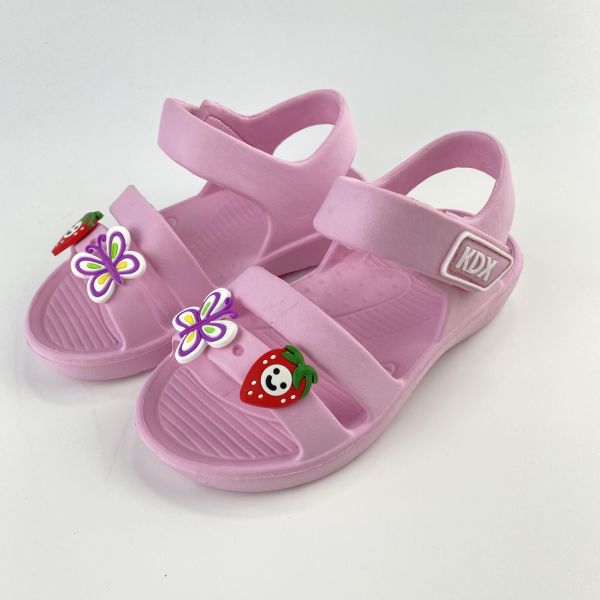 Wholesale China Kids Eva Slipper Company Factories - kids sandal QL-1505 jibitz  – Qundeli