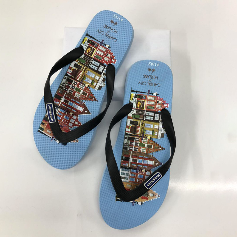 Wholesale China Boys Sandals Company Factories - traditional man flip flop QL-1655 beach  – Qundeli