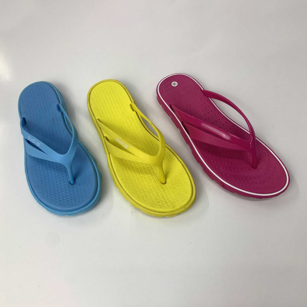 China Best Women High Heel Summer Sandals Manufacturers Suppliers - classical lady flio flop QL-1805W colorful  – Qundeli