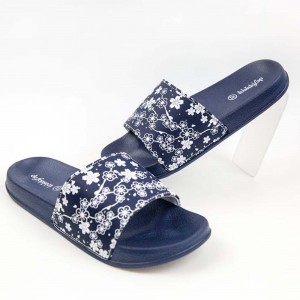 Famous Discount Girl Sandal Companies Factory - fashion lady slipper QL-1619-PF1 pattern  – Qundeli