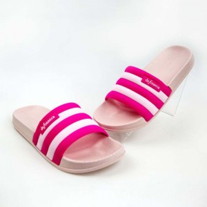 stylish lady slipper QL-1619P stripe