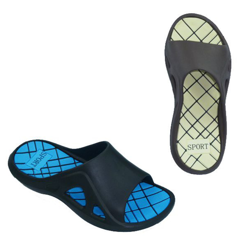 Wholesale China Boys Sandals Company Factories - stripe man slipper QL-1455 stylish  – Qundeli