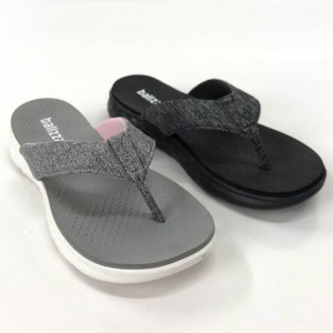Wholesale China Beach Sandals For Women Companies Factory - heightening lady flip flop QL-1867 textile  – Qundeli