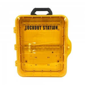 20 Locks Portable Multi-Purpose Safety LoTo Lock Elèktrik Lockout estasyon Loto Kit Box