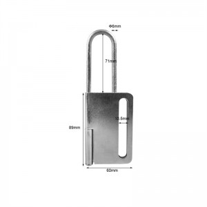 6 Serrature di serratura di lucchettu QVAND Serratura di serratura di sicurezza industriale