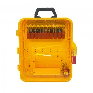 20 Serrature Portable Multi-Purpose Safety LoTo Lock Station Elettrica Lockout Box Loto Kit