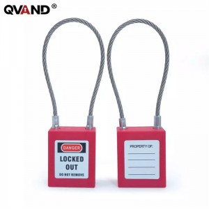 I-90mm Cable Shackle Padlock Qvand M-Gl90 Keyed Different
