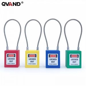 I-90mm Cable Shackle Padlock Qvand M-Gl90 Keyed Different