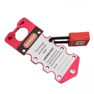 Aluminum Snap-On Lockout Hasp 8 Locks Qvand For Multipeople Management
