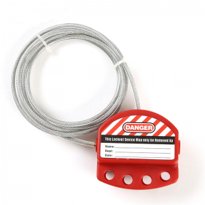 Kabel Loto Lockout Device QVAND M-L01 Tag Out Valve Security Lock