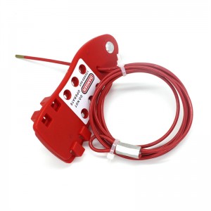 Economy Universal Adjustable 2m Fish Cable Lockout Device Security Cable Valve Lock