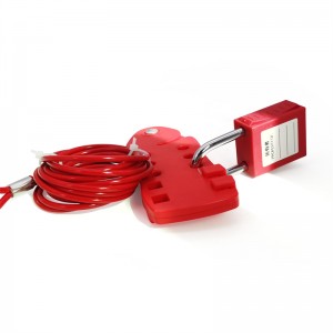Dispozitiv de blocare a cablului de pește, universal, reglabil, de 2 m, pentru siguranța cablului de blocare a supapei