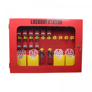 Industrielle holdbare sikkerhetslåser Management Hengelås Lockout Loto Station Box
