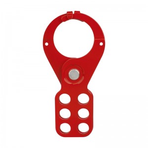 Safety Lockout Hasp Lock Tagout QVAND M-D07 Steel Hasp With Hook