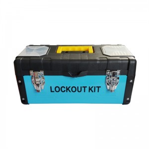 Lockout Kit box Kit Loto Kombinaĵo Por Revizio De Ekipaĵo Lockout-Tagout