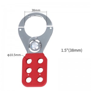 Loto Safety Lockout Hasp QVAND M-D01 Snap 6 holes security Hasp