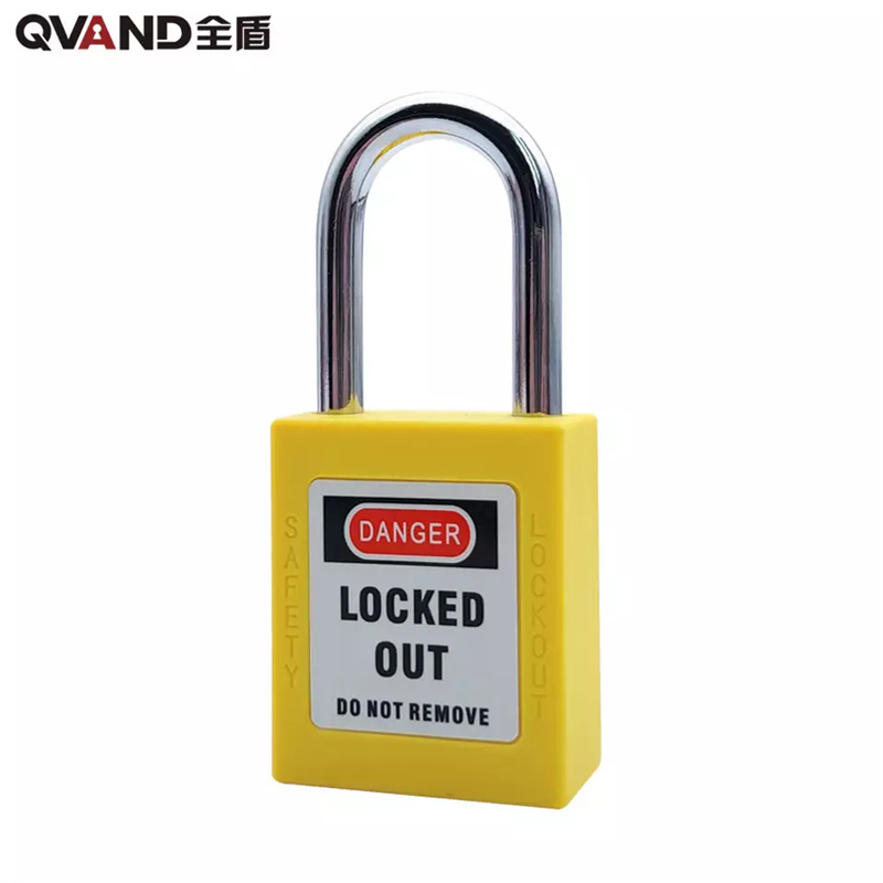 OEM Valve Locking Device Factory –  Loto Red Safety Padlock QVAND M-G38 Steel Shackle – Qvand