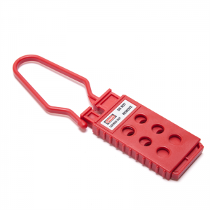 Röd Nylon Lockout Nyckel Låsning Hasp Qvand M-D11 För låshantering